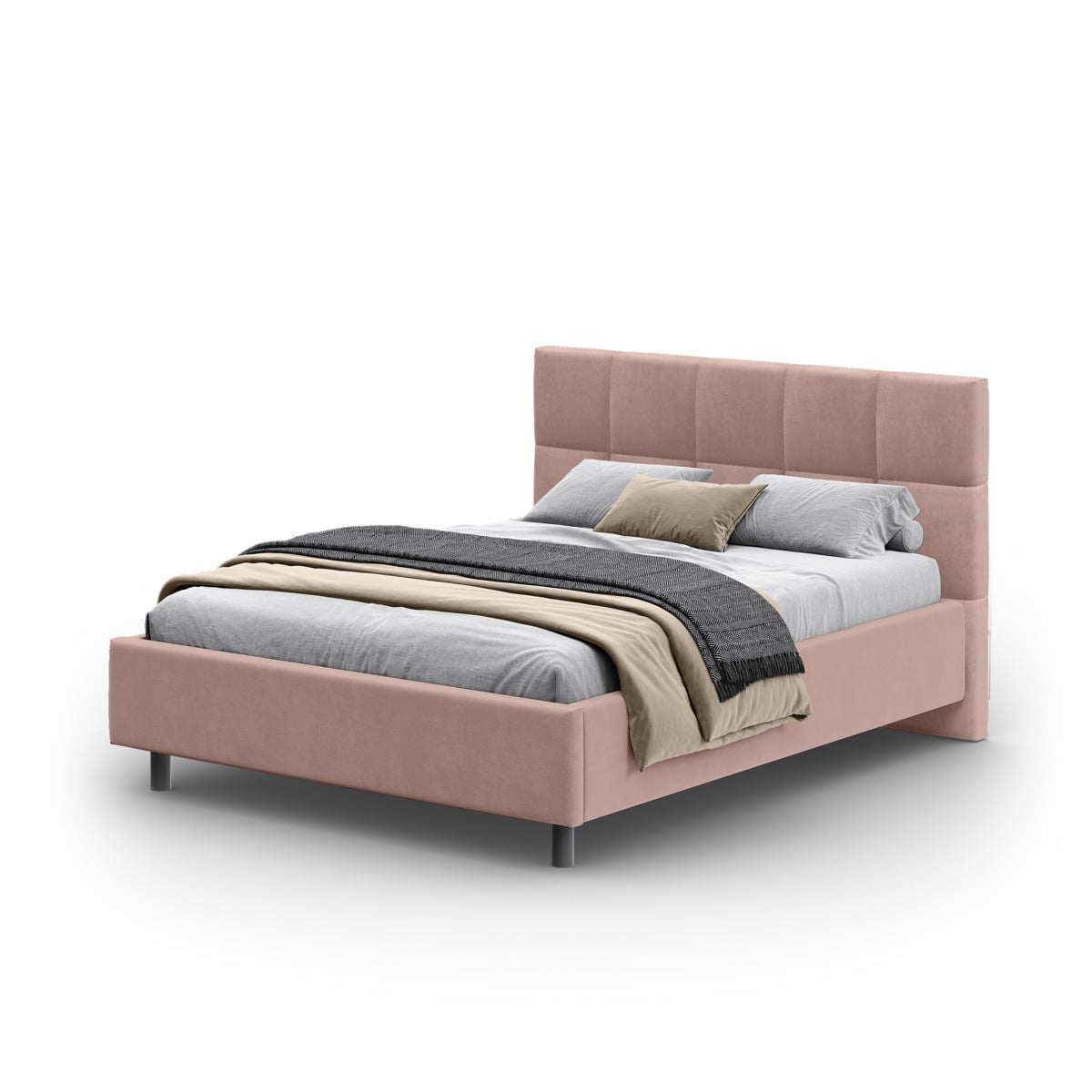 Кровать TIFFANY 3 FEET  Велюр Зодиак100 (180 х 200 см) - купить в Алматы | Center Matrasov