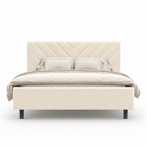 Кровать TIFFANY 2  FEET  (велюр Оникс ...
