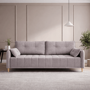 Диван Модель 043 серый (Velutto 08) 