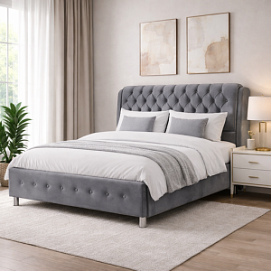 Кровать Marinella СТМ (Тедди пепельный)